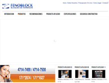 Tablet Screenshot of fenoblock.com